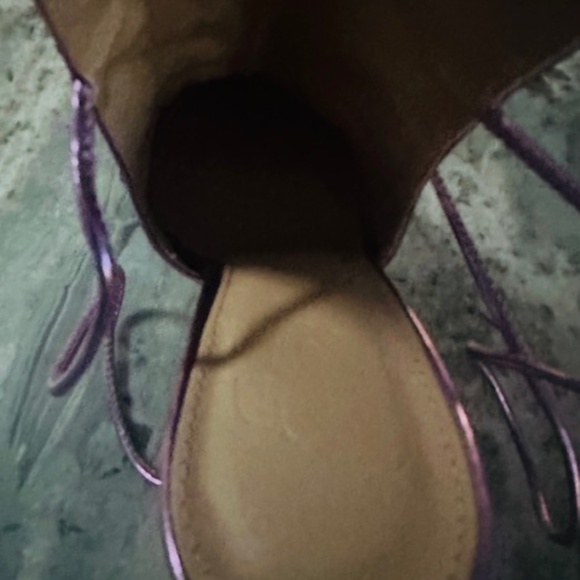 SEXY Pink & Sliver Sequin High Stiletto Boots w/Open Laced Back - Brand New 8.5M - Picture 16 of 16